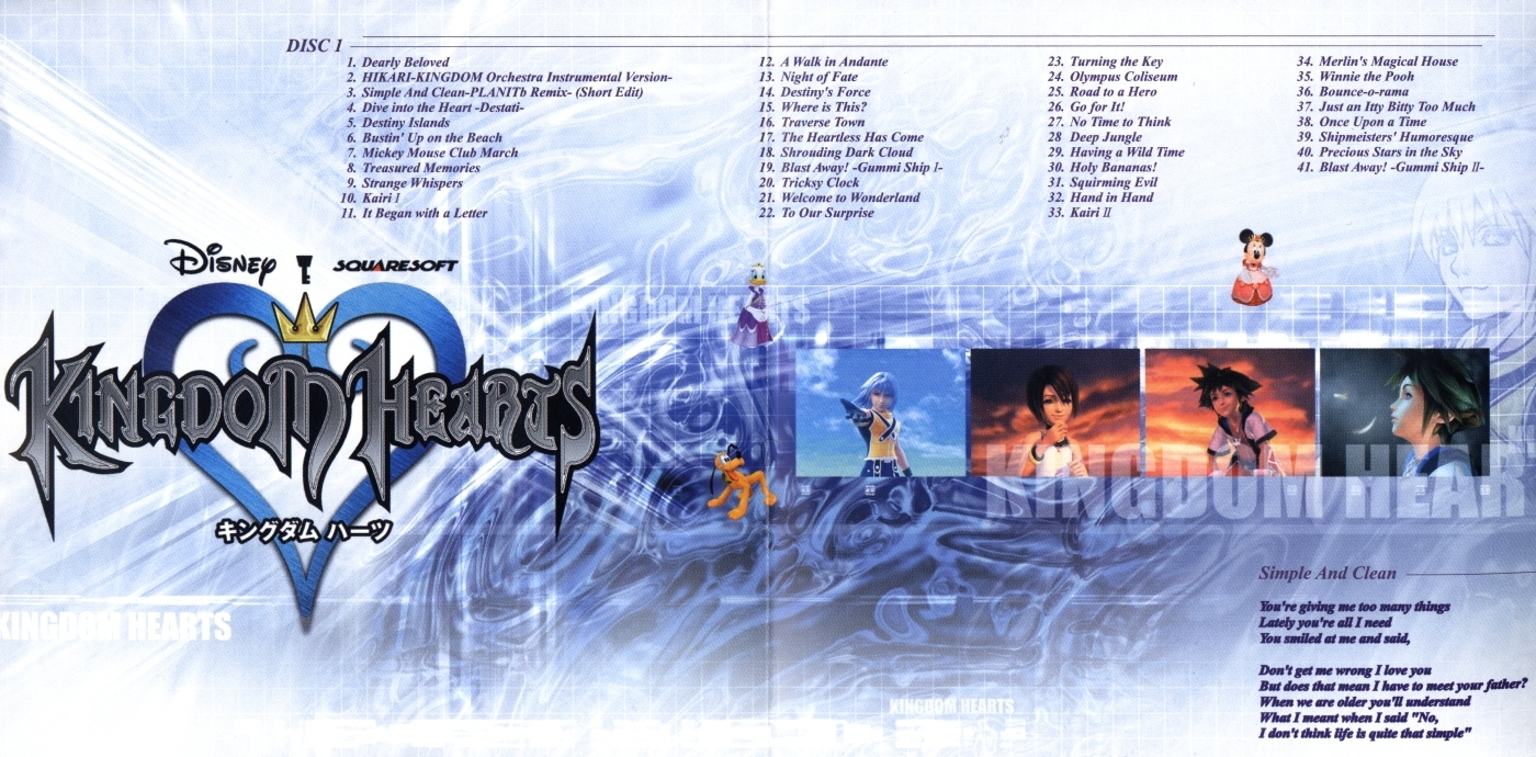 KINGDOM HEARTS ORIGINAL SOUNDTRACK (2002) MP3 - Download